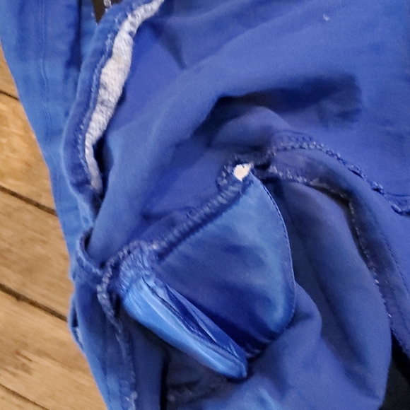 Blue Cotton Blazer - Picture 3 of 5